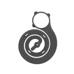 Booginhead - Copo Sippigrip de silicone e porta-brinquedos - Cinza carvão