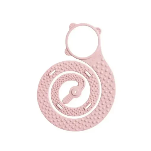 Booginhead - Copo Sippigrip de silicone e porta-brinquedos - Dusty Rose