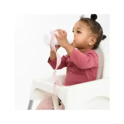 Booginhead - Copo Sippigrip de silicone e porta-brinquedos - Dusty Rose