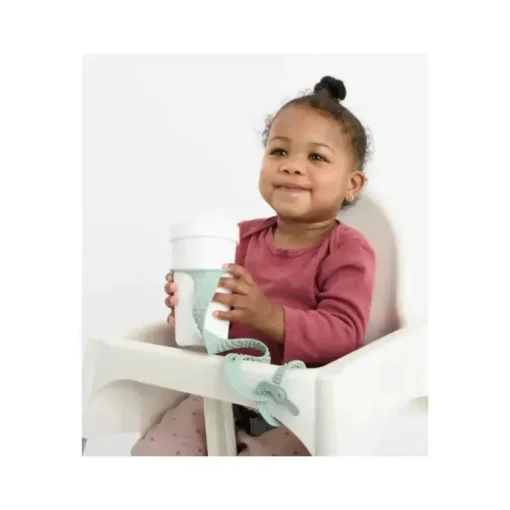 Booginhead - Copo Sippigrip de silicone e porta-brinquedos - Green Sage