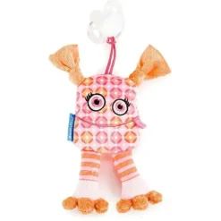 BooginHead PaciPal Universal Chupeta Leash, Monster Dottie