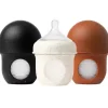 Boon - Bolsa de silicone NURSH para mamadeiras - 4 fl Oz, 3 unidades, salpicado