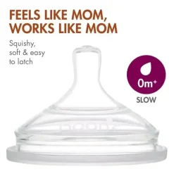 Boon - Bolsa de silicone NURSH para mamadeiras - 4 fl Oz, 3 unidades, salpicado