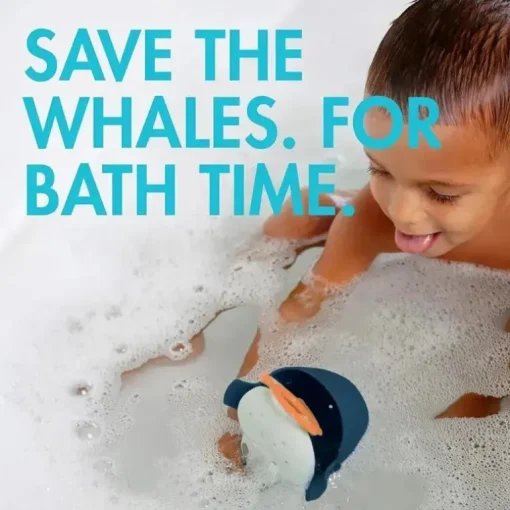 Boon - Brinquedo de banho para bebês baleia faminta CHOMP