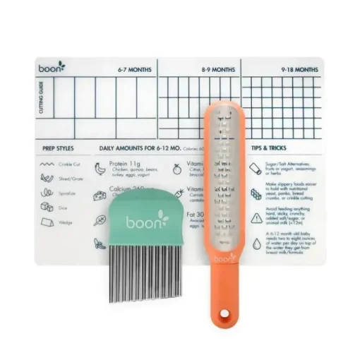 Boon - Conjunto de cortador de sólidos para comida de bebê Divvy™ para preparação de alimentos