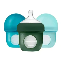 Boon - Nursh 4Oz Garrafa 3Pk, Azul Multi-Estágio 1