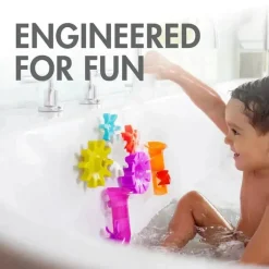 Boon - Pacote de brinquedos para a hora do banho do bebê TUBOS + TUBOS + COGS