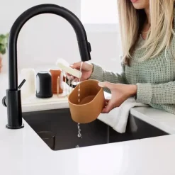 Boon - Rack de secagem de mamadeiras de silicone ARC, Boho Beige