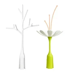 Boon - STEM &amp; TWIG Rack de secagem de mamadeira Rack de secagem Pacote de acessórios de flores - 2 peças