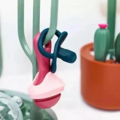 Boon - Suporte para secar mamadeiras Desert, verde