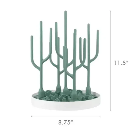 Boon - Suporte para secar mamadeiras Desert, verde
