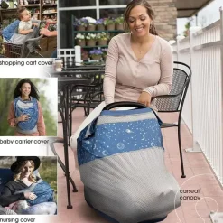 Boppy - 4 e mais capa multiuso, céu estrelado azul