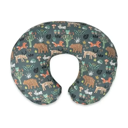 Boppy - Almofada de amamentação, animais da floresta verde