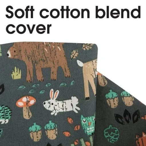 Boppy - Almofada de amamentação, animais da floresta verde