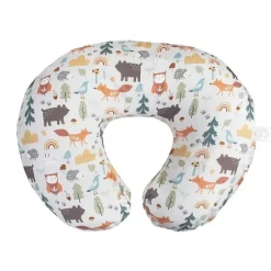 Boppy - Almofada de enfermagem com capa removível, lavável na máquina, Spice Woodland