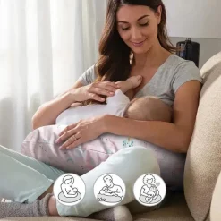 Boppy - Almofada de Enfermagem Suporte Original, Unicórnios Rosa