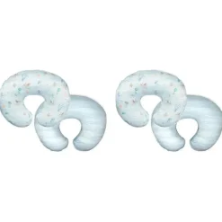 Boppy - Almofada de enfermagem com suporte original, tecido ergonômico de secagem rápida premium essencial para enfermagem, oceano azul
