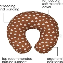 Boppy - Almofada de Enfermagem Suporte Original, Seixos de Argila
