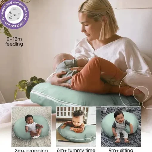 Boppy - Almofada de Enfermagem Suporte Original Orgânico, Pinho Macio