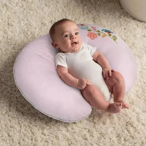 Boppy - Almofada de Enfermagem Suporte Luxe, Pink Sweet Safari