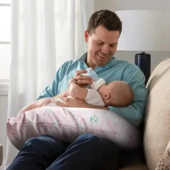 Boppy - Almofada de Enfermagem Suporte Original, Unicórnios Rosa