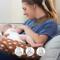 Boppy - Almofada de Enfermagem Suporte Original, Seixos de Argila