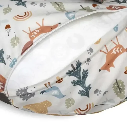 Boppy - Almofada de enfermagem com capa removível, lavável na máquina, Spice Woodland