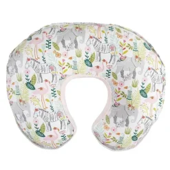 Boppy - Almofada de Enfermagem Suporte Luxe, Pink Sweet Safari