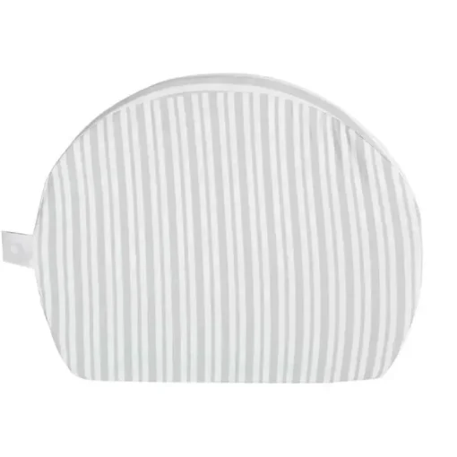 Boppy - Almofada para gravidez em cunha com capa, listra cinza