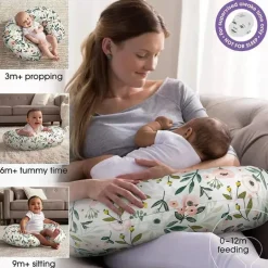 Boppy - Almofadas com capa original Pink Garden