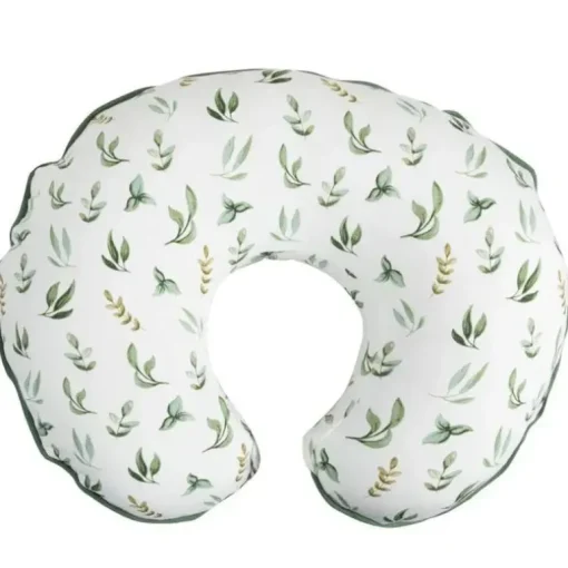 Boppy - Capa de Almofada Algodão Orgânico, Folhas Verdes