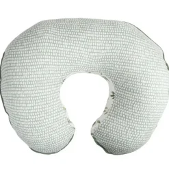 Boppy - Capa de Almofada Algodão Orgânico, Folhas Verdes