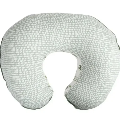 Boppy - Capa de Almofada Algodão Orgânico, Folhas Verdes