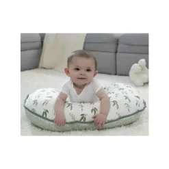 Boppy - Capa de Almofada Algodão Orgânico, Folhas Verdes