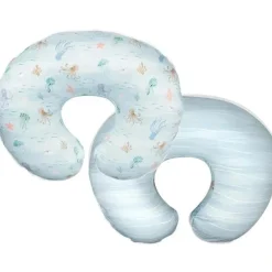 Boppy - Capa de Almofada de Enfermagem, Oceano Azul