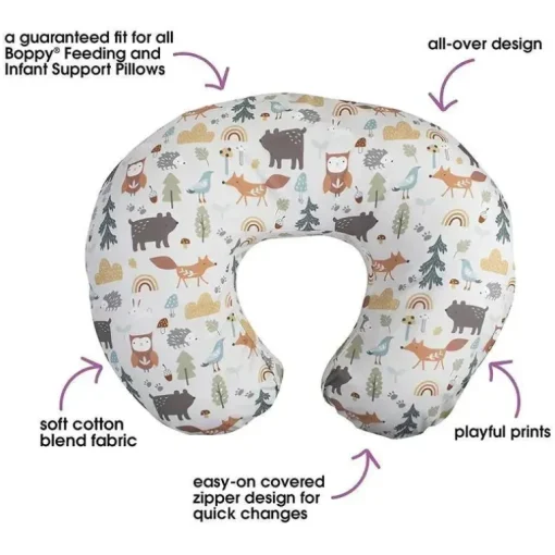 Boppy - Capa de almofada de enfermagem, Spice Woodland