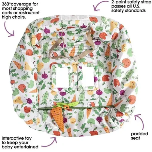 Boppy - Carrinho de compras e cadeira alta Cove, Farmers Market