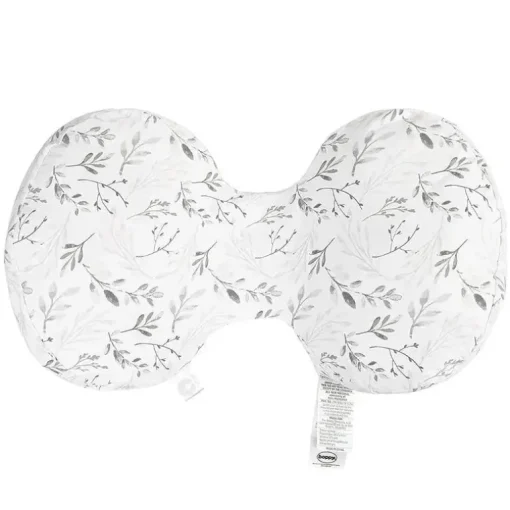 Boppy - dorminhoco lateral, folhas cinzentas caindo