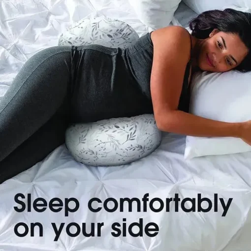 Boppy - dorminhoco lateral, folhas cinzentas caindo