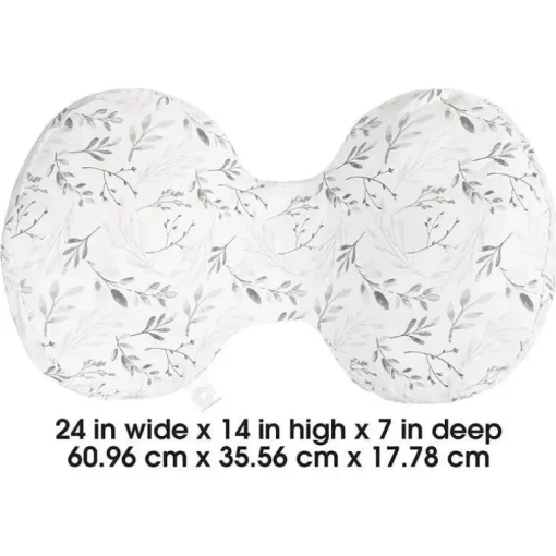 Boppy - dorminhoco lateral, folhas cinzentas caindo