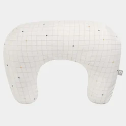 Boppy - New Basic Nursing Pillow, Beige Graph Checkers