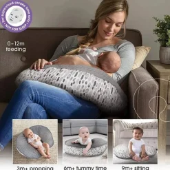 Boppy - Travesseiros com capa orgânica, areia orgânica
