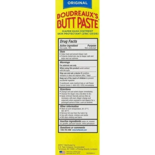 Boudreaux's Butt Paste - Pomada para assaduras, 4 oz