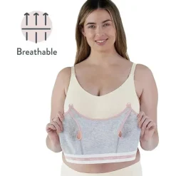 Bravado - Acessório de enfermagem mãos-livres com clipe e bomba 17D ​​Xl Dove Heather