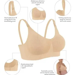 Bravado - Seda Corporal Enfermagem Sem Costura, Caramelo