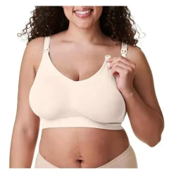 Bravado - Sutiã de Amamentação Body Silk Seamless 17D L, Pérola