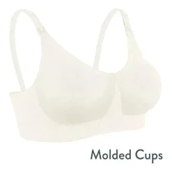 Bravado - Sutiã de amamentação sem costura The Body Silk Branco Antigo