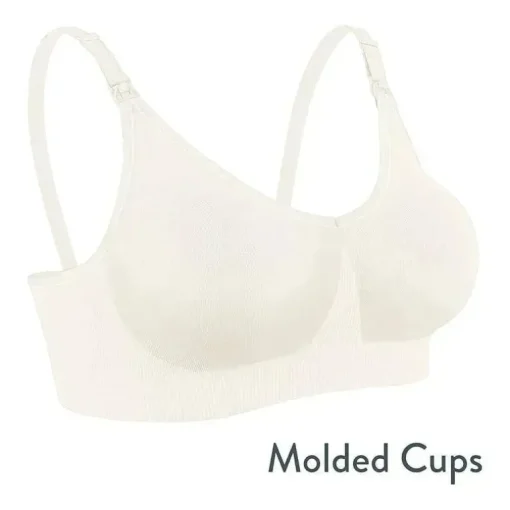 Bravado - Sutiã de amamentação sem costura The Body Silk Branco Antigo