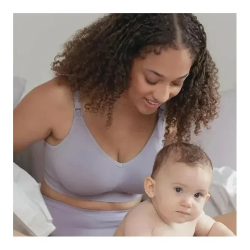 Bravado - Sutiã de Amamentação Body Silk Seamless 17D M, Pérola