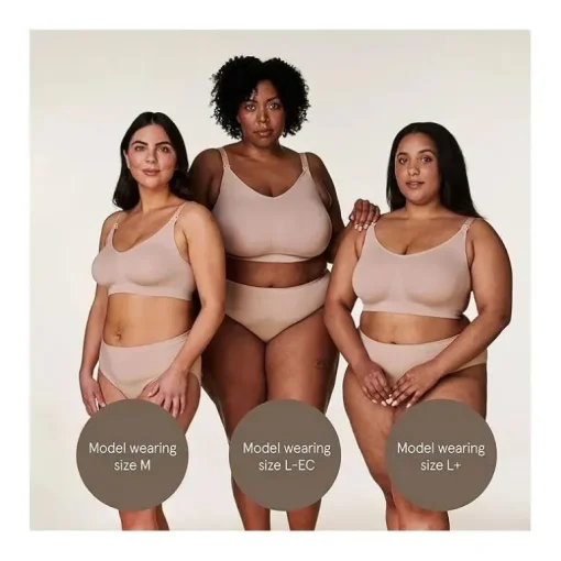 Bravado - Sutiã de Amamentação Body Silk Seamless 17D M, Pérola